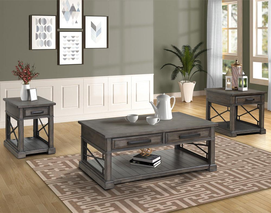Parker House - Sundance Cocktail Table in Smokey Grey - SUN#01-SGR - GreatFurnitureDeal