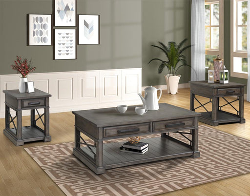 Parker House - Sundance Chairside Table in Grey - SUN#06-SGR - GreatFurnitureDeal