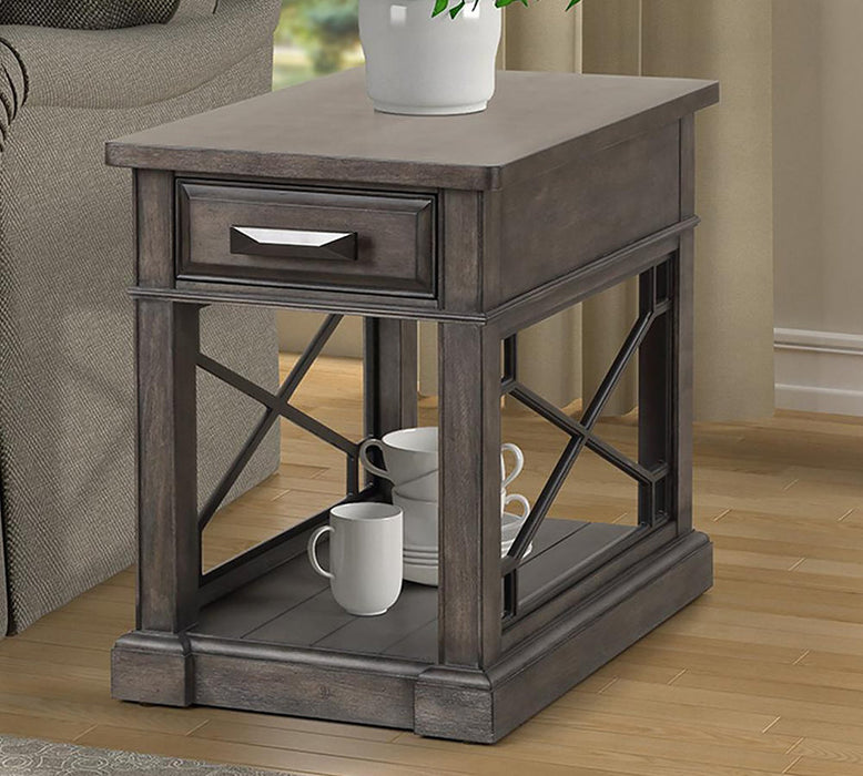 Parker House - Sundance Chairside Table in Grey - SUN#06-SGR
