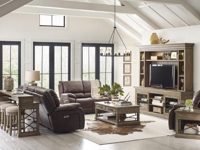 Parker Living - Vail Burnt Sienna Leather Dual Reclining Power Loveseat - MVAI#822PH-BUR - GreatFurnitureDeal