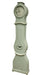 GJ Styles - Mora Clock Crescent In Gustavian Green - SW37-G - GreatFurnitureDeal