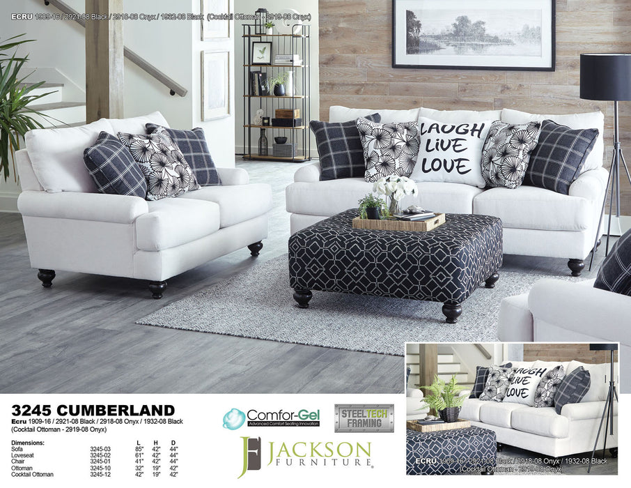 Jackson Furniture - Cumberland Loveseat in Ecru - 3245-02-ECRU - GreatFurnitureDeal