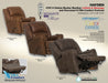 Catnapper - Hayden Chaise Rocker Recliner w/Heat & Massage in Walnut - 4107-2-WAL - GreatFurnitureDeal