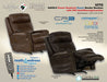 Catnapper - Vito Power Headrest Power Rocker Recliner in Cocoa - 64540-2-COCOA - GreatFurnitureDeal