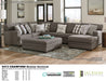 Jackson Furniture - Crawford 5 Piece Modular Sectional in Metal/Charcoal - 5473-62-59-30-76-28-CHARCOAL - GreatFurnitureDeal