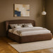 Meridian Furniture - Sandro Brown Chenille Fabric Upholstered King Bed - SandroBrown-K - GreatFurnitureDeal