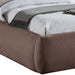 Meridian Furniture - Sandro Brown Chenille Fabric Upholstered King Bed - SandroBrown-K - GreatFurnitureDeal