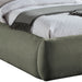 Meridian Furniture - Sandro Green Chenille Fabric Upholstered King Bed - SandroGreen-K - GreatFurnitureDeal