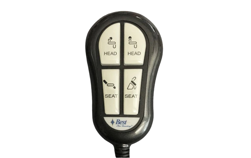 Inseat - Best Furniture and Others Replacement Lift Chair Remote with Dual Motors - 11754U / 11753U - GreatFurnitureDeal