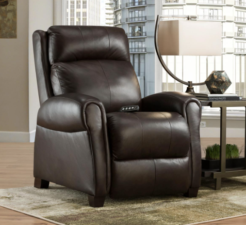 Southern Motion - Saturn Zero Gravity Recliner with Power Headrest & SoCozi - 6074-95P Brown Leather 970-21 - GreatFurnitureDeal