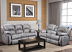 Southern Motion - Cagney Power Headrest Double Reclining Sofa and Console Loveseat - 705-61P, 78P - GreatFurnitureDeal