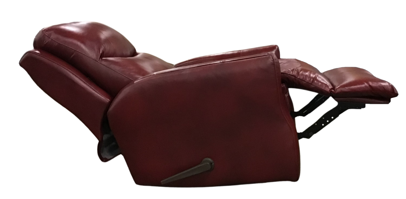 Southern Motion - Fame Rocker Recliner Leather/Red - 1007, 906-42 - GreatFurnitureDeal