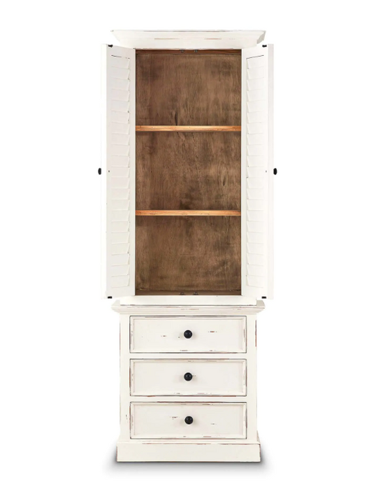 Bramble - Cottage Tall Shutter Cabinet - BR-25444 - GreatFurnitureDeal