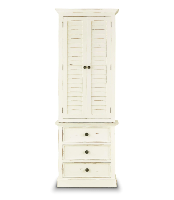 Bramble - Cottage Tall Shutter Cabinet - BR-25444 - GreatFurnitureDeal
