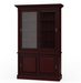 Bramble - Hudson 88'' Bookcase W- 2 Sliding Doors - BR-25976 - GreatFurnitureDeal