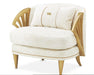 AICO Furniture - La Terrazza Accent Chair Starlight Light Champagne - 9092834-STRLT-124 - GreatFurnitureDeal