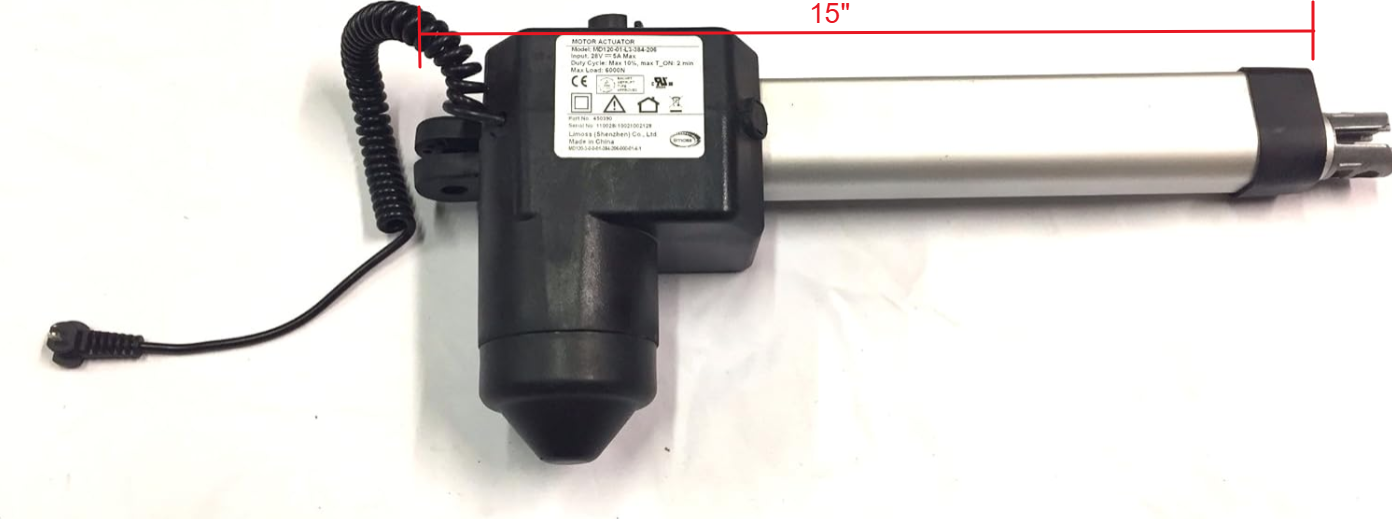 Limoss Power Recliner / Lift Chair Replacement Motor Actuator – MD120-01-L3-384-206 / 450390 / 453067 - GreatFurnitureDeal