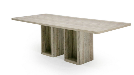 VIG Furniture - Nova Domus Roma Modern Travertine Rectangular Dining Table - VGAN-ROMA-DT - GreatFurnitureDeal