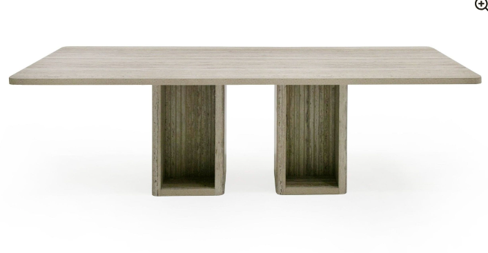 VIG Furniture - Nova Domus Roma Modern Travertine Rectangular Dining Table - VGAN-ROMA-DT - GreatFurnitureDeal