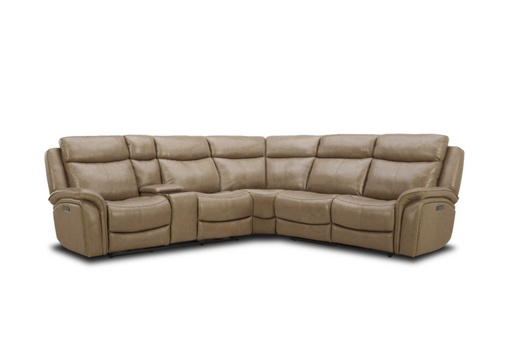 Southern Motion - 462 Grant 6 Piece Power Headrest Sectional Sofa with Zero Gravity in Sand - 462-05P-46P-90P-84-80-06P - GreatFurnitureDeal