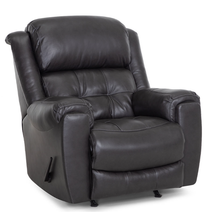 Franklin Furniture - Clyde Fabric Recliner in Holt Slate - 4721-SLATE - GreatFurnitureDeal