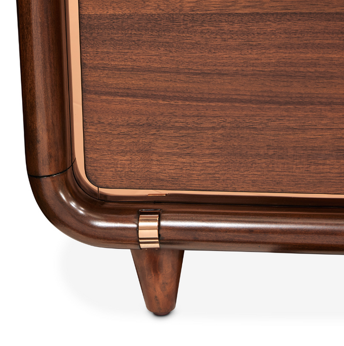 AICO Furniture - Mason Park"5 Drawer Gentelmen's Chest"Umber - 9094072SA-406 - GreatFurnitureDeal