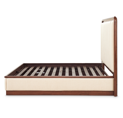 AICO Furniture - Mason Park"3 Piece King Channel Tufted Bedroom Set "Umber - 9094000EK4-406-3SET - GreatFurnitureDeal