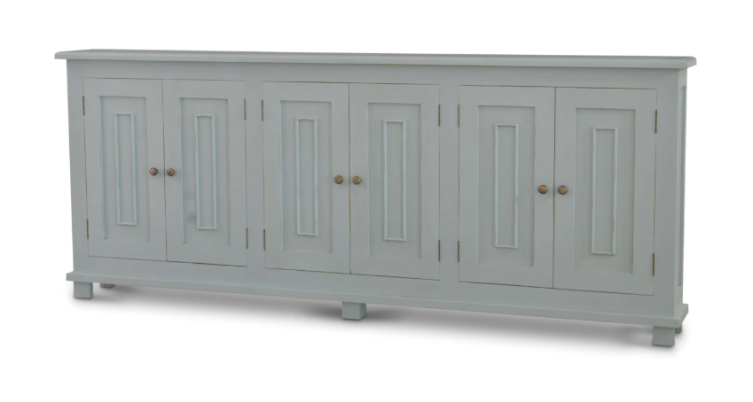 Bramble - Osborne Narrow Sideboard In Ocean Blue - 27856OCB - GreatFurnitureDeal