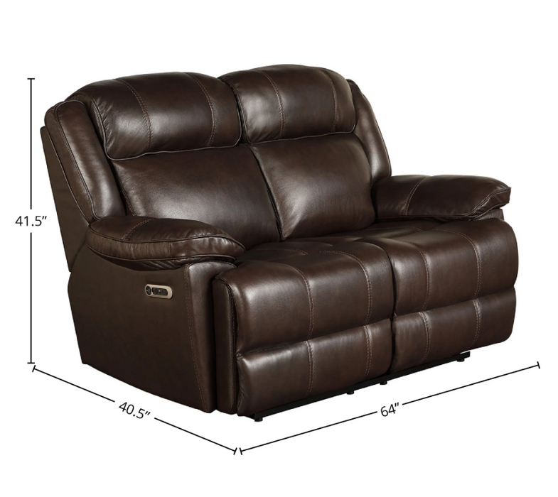 Parker Living - Eclipse Power Loveseat in Florence Brown - MECL#822PH-FBR - GreatFurnitureDeal