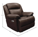 Parker Living - Eclipse Power Recliner in Florence Brown - MECL#812PH-FBR - GreatFurnitureDeal