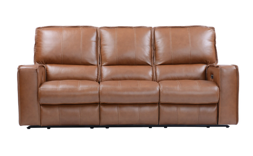 Parker Living - Rockford Power Triple Reclining Sofa in Verona Saddle - MROC#833PH-VSA - GreatFurnitureDeal