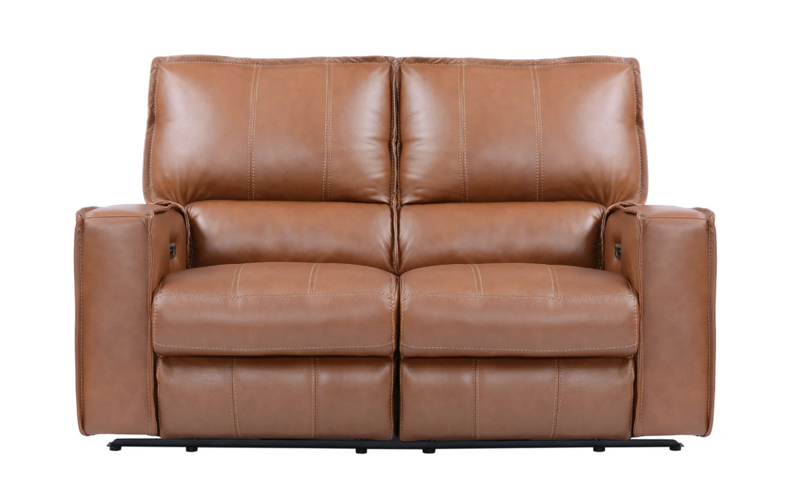 Parker Living - Rockford Power Loveseat in Verona Saddle - MROC#822PH-VSA - GreatFurnitureDeal