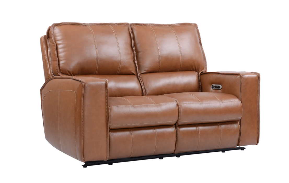 Parker Living - Rockford Power Loveseat in Verona Saddle - MROC#822PH-VSA - GreatFurnitureDeal