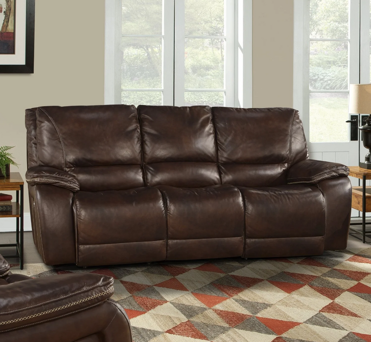 Parker Living - Vail Burnt Sienna Leather Dual Reclining Power Sofa - MVAI#832PH-BUR - GreatFurnitureDeal