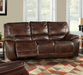 Parker Living - Vail Burnt Sienna Leather Dual Reclining Power Sofa - MVAI#832PH-BUR - GreatFurnitureDeal