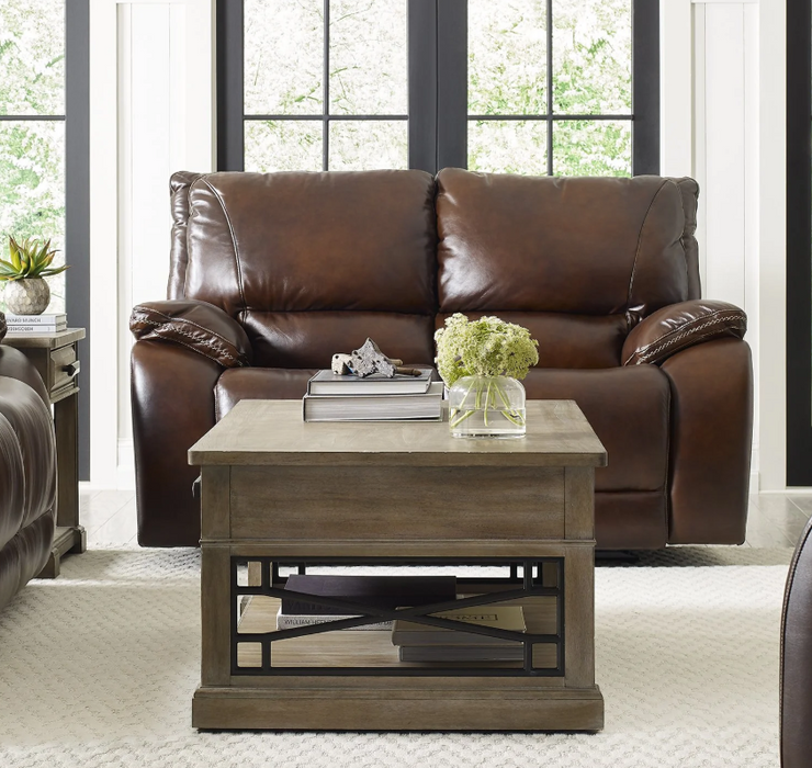 Parker Living - Vail Burnt Sienna Leather Dual Reclining Power Loveseat - MVAI#822PH-BUR - GreatFurnitureDeal