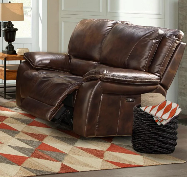 Parker Living - Vail Burnt Sienna Leather Dual Reclining Power Loveseat - MVAI#822PH-BUR - GreatFurnitureDeal