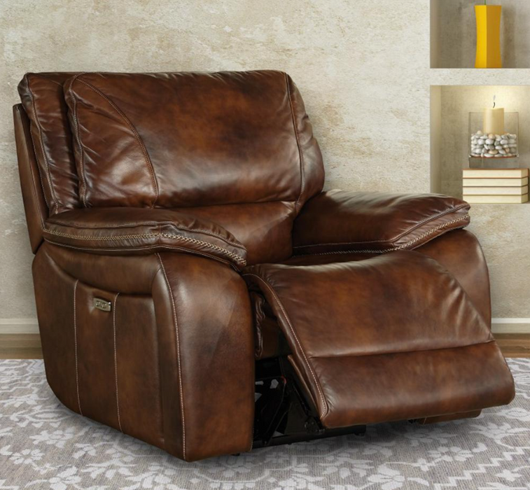 Parker Living - Vail Burnt Sienna Leather Power Recliner - MVAI#812PH-BUR - GreatFurnitureDeal