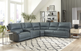 Parker Living - Whitman 6 Piece Power Sectional Sofa in Verona Azure - MWHI-PACKA(H)-P50-VAZ - GreatFurnitureDeal