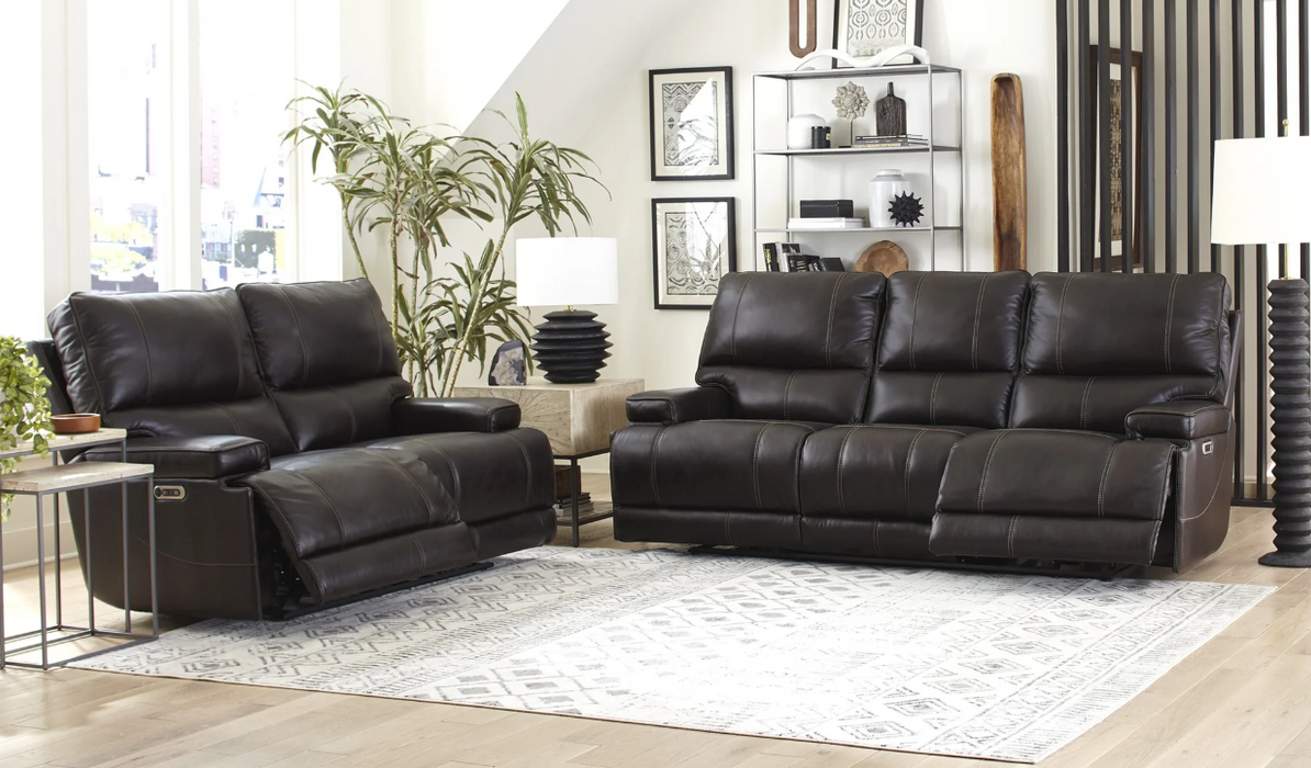 Parker Living - Whitman 2 Piece Power Sofa Set in Verona Coffee - MWHI#832PH-P25-822PH-VCO - GreatFurnitureDeal