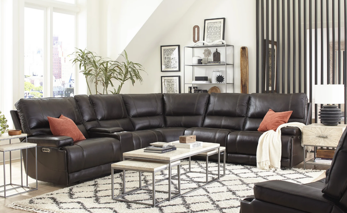 Parker Living - Whitman 6 Piece Modular Sectional in Verona Coffee - MWHI-PACKA(H)-P50-VCO - GreatFurnitureDeal