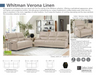 Parker Living - Whitman Freemotion Power Cordless Loveseat in Verona Linen - MWHI#822PH-P25-VLI - GreatFurnitureDeal