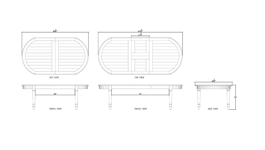 Bramble - Market Extension Table - BR-25156 - GreatFurnitureDeal