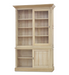 Bramble - Hudson 88'' Bookcase W- 2 Sliding Doors - BR-25976 - GreatFurnitureDeal
