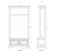 Bramble - Homestead Hallstand with Bench - BR-25876 - GreatFurnitureDeal