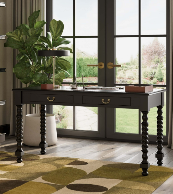 Bramble - Console Desk with Barley Twist Leg - BR-23583 - GreatFurnitureDeal