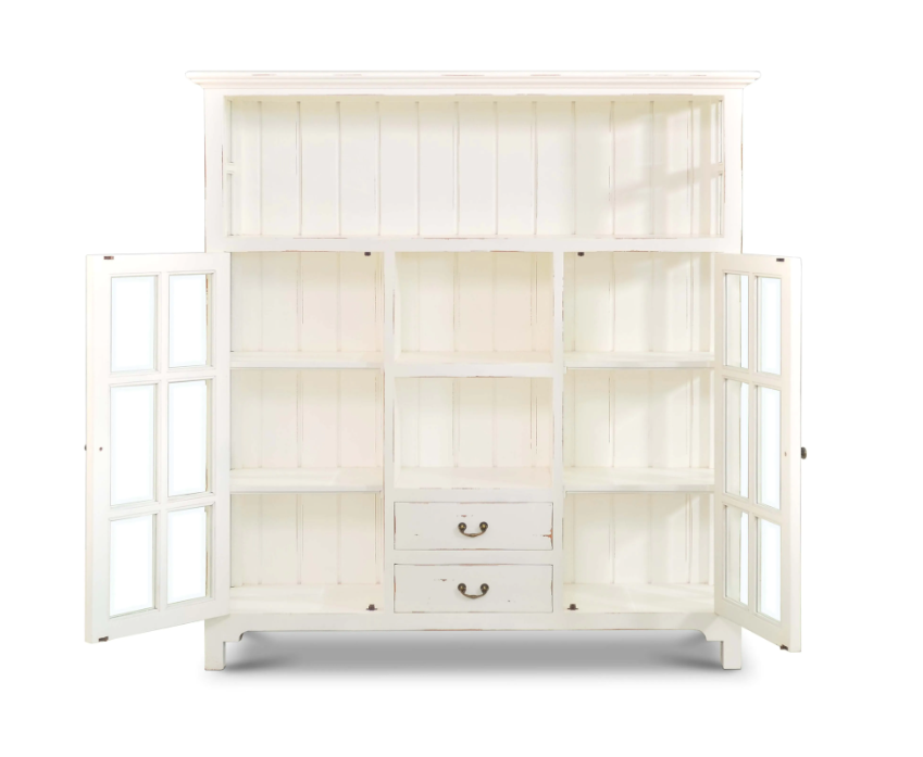 Bramble - Aries Kitchen Cupboard with 2 Drawer - BR-23647 - GreatFurnitureDeal