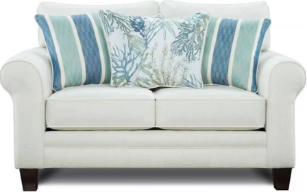 Southern Home Furnishings - Grande Glacier Loveseat in Khaki - 1141 Grande Glacier Loveseat - GreatFurnitureDeal