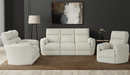 Parker Living - Radius Power Reclining Console Loveseat in Mega Ivory Off White Fabric - MRAD#822CPG-MGIV - GreatFurnitureDeal