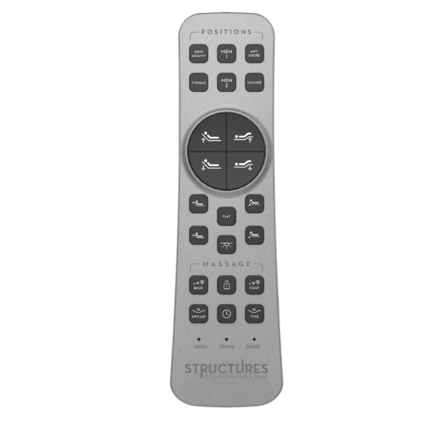 Malouf Structures Replacement Remote Control for Smart Adjustable Bed S755 - RP-S755REMOTE - GreatFurnitureDeal